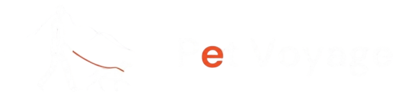 Pet Voyage logo: a person walking a dog, vet-written pet travel guidance in Australia